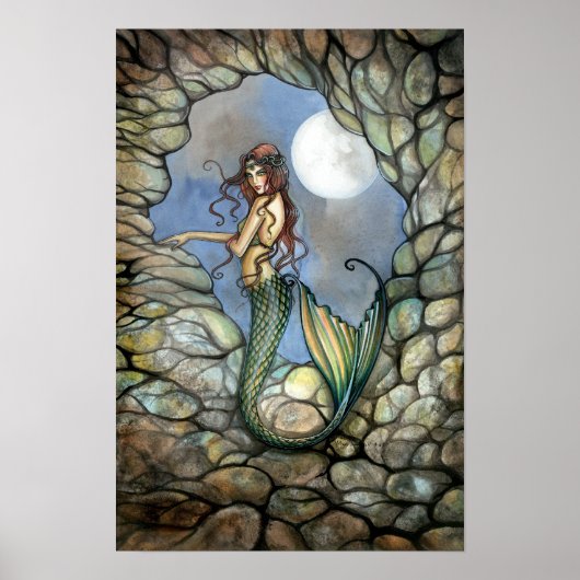 Mermaid Poster Print von Molly Harrison (Vorne)