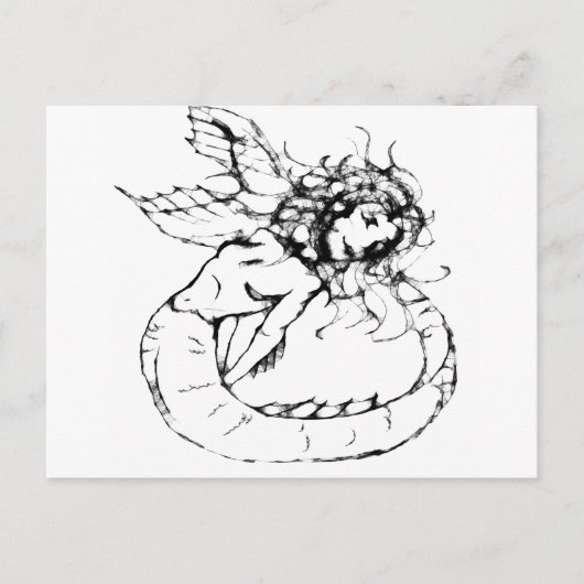 Mermaid Postkarte (Vorderseite)