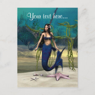 Mermaid Postkarte
