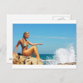 Mermaid Postkarte (Vorne/Hinten)