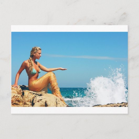 Mermaid Postkarte (Vorderseite)