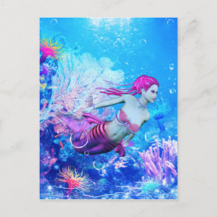 Mermaid Postkarte