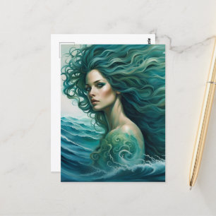 Mermaid Postkarte
