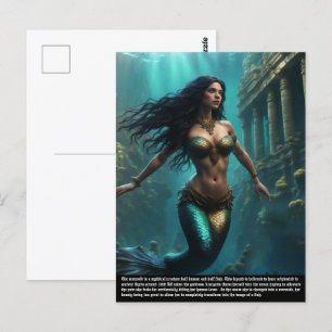 Mermaid Postkarte