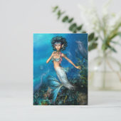 Mermaid Postkarte (Stehend Vorderseite)