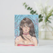 Mermaid Postkarte (Stehend Vorderseite)