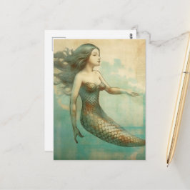 Mermaid Postkarte