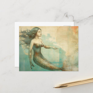 Mermaid Postkarte
