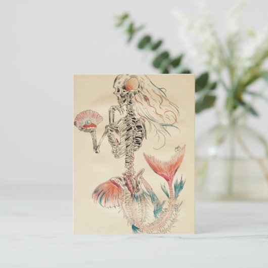 Mermaid Postkarte (Stehend Vorderseite)
