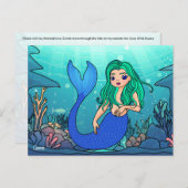 Mermaid - Postkarte (Vorne/Hinten)