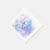 Mermaid Princess Baby Duschcharms Serviette (Ecke)