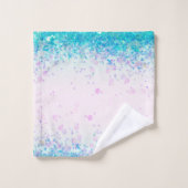 Mermaid Princess Glitzer #2 (Imitate Glitzer) #art Badhandtuch Set (Waschlappen)