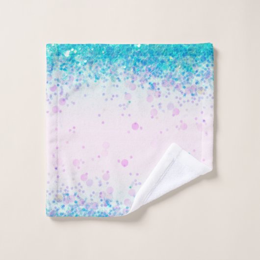 Mermaid Princess Glitzer #2 (Imitate Glitzer) #art Badhandtuch Set (Waschlappen)