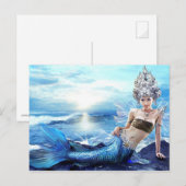 Mermaid Princess Postkarte (Vorne/Hinten)