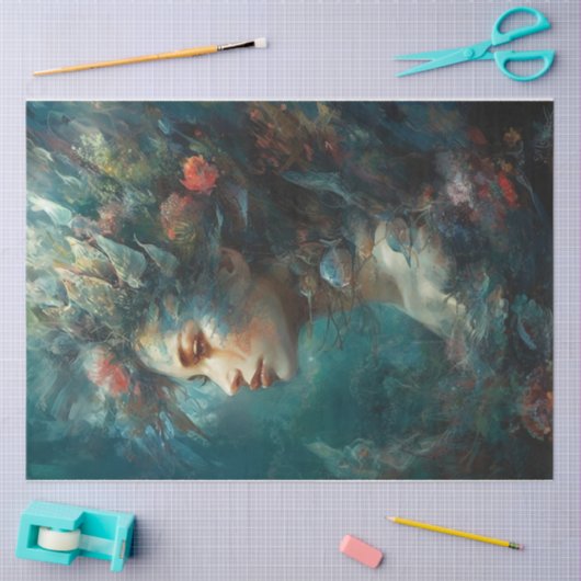 Mermaid Princess Seidenpapier (Basteln)