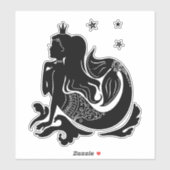 Mermaid Princess Sticker (Blatt)