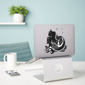 Mermaid Princess Sticker (Laptop auf Schreibtisch)