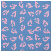 Mermaid Print Fabric Pink und Blau Stoff (Muster)
