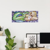 Mermaid Print Poster (Heimbüro)