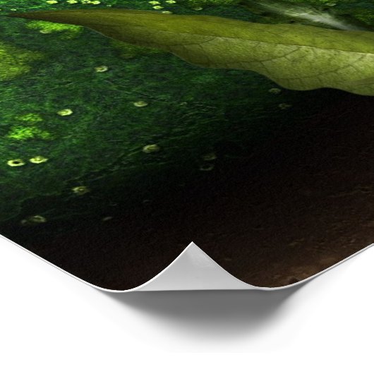 Mermaid Print Poster (Ecke)