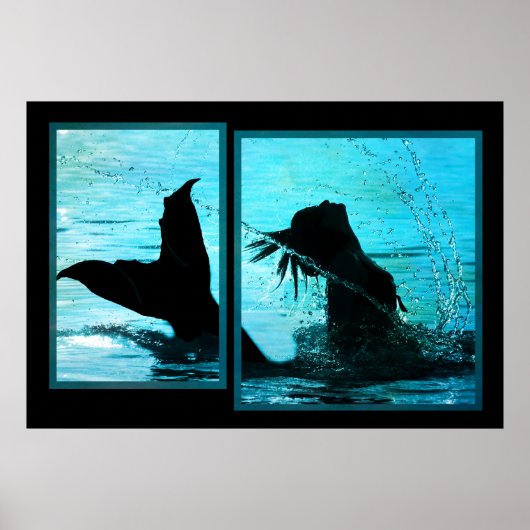 Mermaid Print Poster (Vorne)