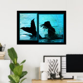 Mermaid Print Poster (Heimbüro)
