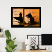 Mermaid Print Poster (Heimbüro)