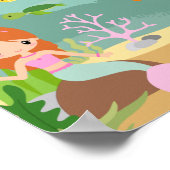 Mermaid Print, Value Poster Paper (Matte) (Ecke)