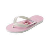 Mermaid Prinzessin Rosa Kinderbadesandalen (Schrägansicht)