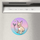 Mermaid Pup Magnet (In Situ (Geschirrspüler))