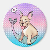 Mermaid Pup Magnet (Vorne)