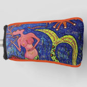Mermaid Putter Cover Golf Headcover (Vorderseite)