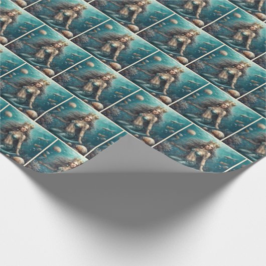 Mermaid Queen Geschenkpapier (Ecke)