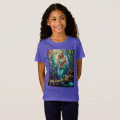 Mermaid Queen Underwater Art T-Shirt Girl (Vorne ganz)