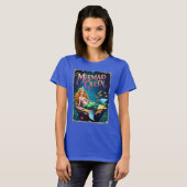 Mermaid Queen Womens Ocean Goddess Fantasy T-Shirt (Vorne ganz)