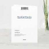 Mermaid Quotes Birthday Karte (Rückseite)