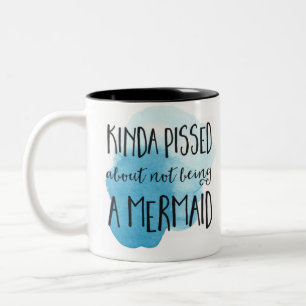Mermaid Quotes Zweifarbige Tasse