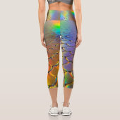 Mermaid Rainbow Capri Leggings (Rückseite)