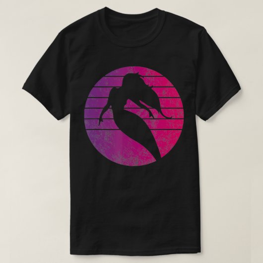Mermaid Retro Style Vintag T-Shirt (Design vorne)