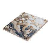Mermaid Right Side Imitats Relief Japanisch Asiati Fliese (Seite)