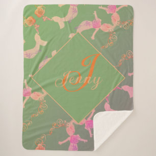 Mermaid Romantische Rose Sherpadecke