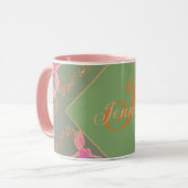 Mermaid Romantische Rose Tasse (Vorderseite Links)