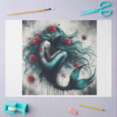 Mermaid-Rose Seidenpapier (Basteln)