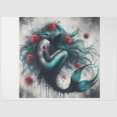 Mermaid-Rose Seidenpapier (Vorderseite)