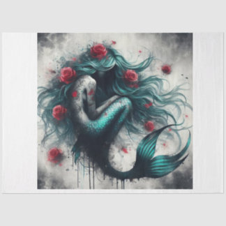 Mermaid-Rose Seidenpapier