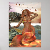 Mermaid Saison Serie LUCY Herbstfest Pinup Poster (Vorne)
