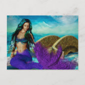 Mermaid Saisonserie "McBeth" WINTER Postkarte (Vorderseite)