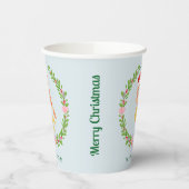 Mermaid Santa Christmas Pappbecher (Links)