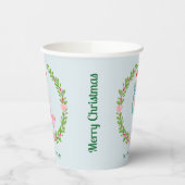 Mermaid Santa Christmas Pappbecher (Links)