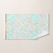 MERMAID SCALE AQUA GOLD BADEZIMMER TOWEL SET (Handtuch)